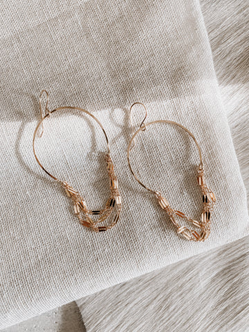 Herkimer Teardrop Earrings